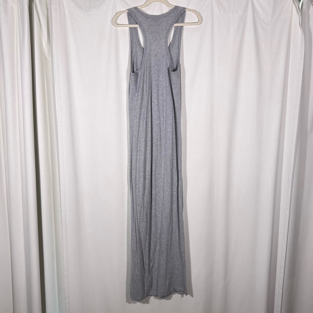 Vince Gray Cotton Sleeveless Maxi Dress - Picture 3 of 5